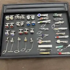 ネクタイピン、カフスおまとめセット