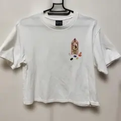 ハリー・ポッター クロップドTシャツ M ホワイト