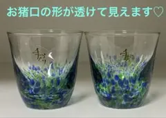 【未使用品】ガラスお猪口　2個セット