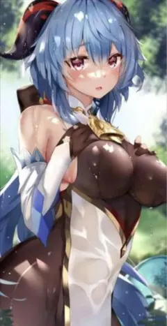 原神　甘雨　プレイマット　新品・未使用