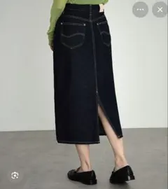 Lee デニム ロングタイトスカート XS