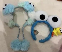 USJ カチューシャ 2個セット クッキーモンスター