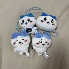 ハチワレ マスコット ガチャガチャ UFOキャッチャー 4点セット