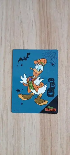 ディズニーストア　あいこ　じゃんけんカード　ドナルドダック ハロウィンカード