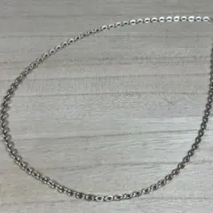 お見逃しなく✌️大人気 王道 シルバー925 無骨 ロールチェーン 