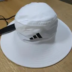 mkk様専用　新品タグ付　ワイドブリム ハット　adidas ゴルフ　白