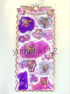 日焼けキティ キラキラウォーターインシール