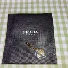 PRADA BEAUTY キーホルダー ゴールド