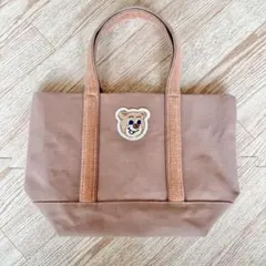 FEILER フェイラー オールドテディ ワッペントートバッグ ベージュ 小