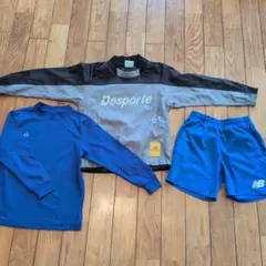 Desporte ピステ & New Balance ショートパンツ セット