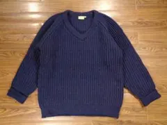 ③ ’80s イギリス製 アーガイルクラブ ローゲージ セーター エーボンハウス