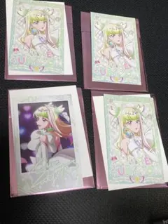 キミプリ感謝祭　フォト風キャラカード　4点セット　キュアズキューン
