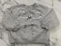 ZARA リボンプリント　トレーナー 98cm