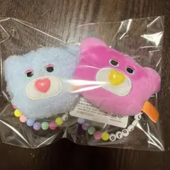 mojojojo ビーズチェーン付きフェイスマスコット　くま