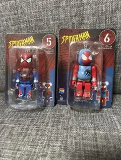 【新品未開封】 ベアブリック ハッピーくじ スパイダーマン 5番、6番