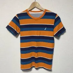 nautica ノーティカ　半袖　Tシャツ　ロゴ　ボーダーのサムネイル
