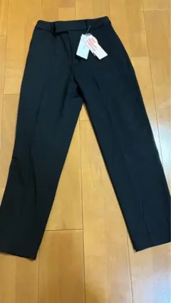 【新品未使用】ViSホットビューティーストレッチ ブラックカジュアルパンツ