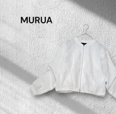 MURUA 2枚合わせ　ジップアップジャンパー　トップス　ブルゾン　フリー