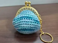 がま口キーホルダー　ハンドメイド　小物入れ　小銭入れ
