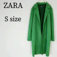 ZARA ザラ チェスターコート ロングコート ユニセックス グリーン S