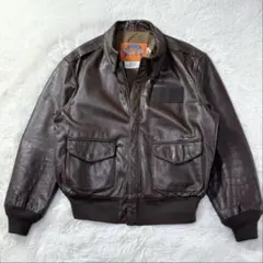【超美品 USA製 山羊革】 クーパー A-2 フライト レザージャケット 赤茶 超美品 USA製 山羊革】 クーパー A-2 フライト レザージャケット