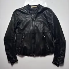 00s EKAM double zip leather jacketのサムネイル