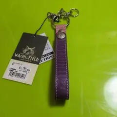 わちふぃーるど　ダヤン　キーホルダー　ストラップ　パープル　ピンクのサムネイル