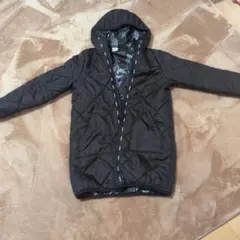 ROXY フード付きキルティングジャケット Lサイズ ブラック
