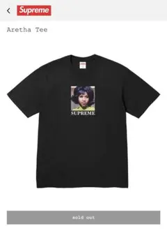 Supreme Aretha Tee Mサイズ Black - メルカリ