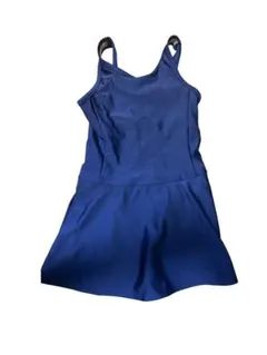 フットマーク　青いスカート付き水着 140サイズ