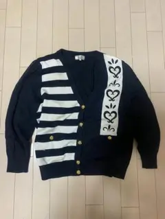 ストライプデザイン ニットカーディガン archive