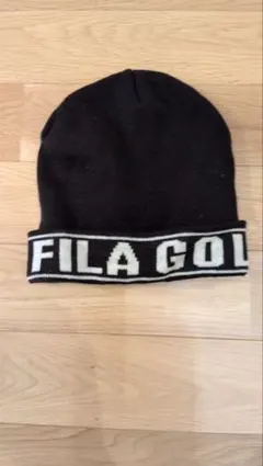 FILA ゴルフ用ニット帽 黒