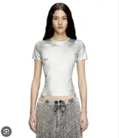 DIESEL シルバープリント半袖Tシャツのサムネイル
