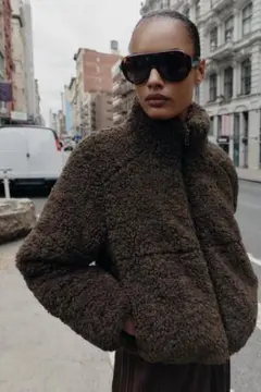 【新品タグ付き】ZARA ボア付き保温アノラック S