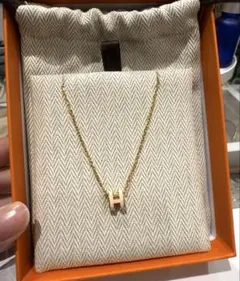 本日限定価格♡新品♡HERMES MiniPop H ホワイト×ローズゴールド 