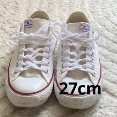 CONVERSE NEXSTAR ホワイト スニーカー 27cm コンバース 白