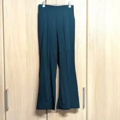 センターライン　ダークグリーン　パンツ　M　フレアパンツ