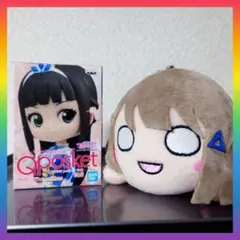 ラブライブ Qposket 黒沢フィギュア 寝そべりぬいぐるみ 中須かすみ