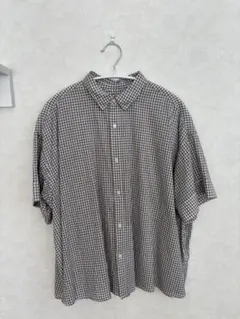 新品同様✨ドゥロワー メランジチェック ショートスリーブシャツ