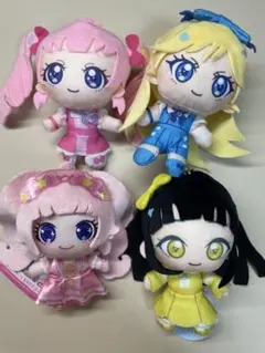 ひみつのアイプリ ぬいぐるみマスコット 4個セット