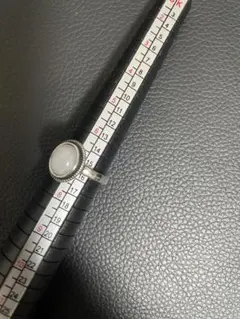 未使用 ムーンストーンリング silver925コーティング 天然石15.5号位