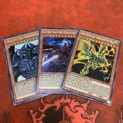 遊戯王【英語版】三幻神（オベリスク、オシリス、ラー）TN19 シク 3枚セット‼️