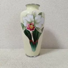 七宝焼 花瓶 tutanka ツタンカ 一輪挿し グリーン カトレア - メルカリ