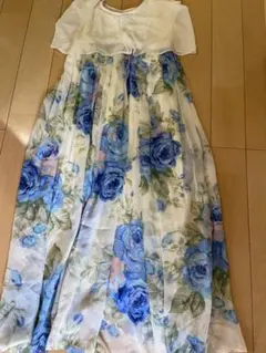 花柄ロングスカート