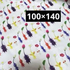 ピクミン プリント生地 100×140 大きめ　布　手芸　ミシン