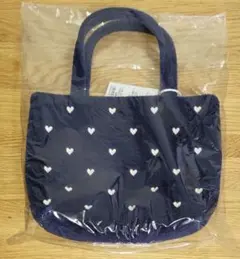 新品タグ付き フェイラー ラブラリーハート トートバッグ ネイビー