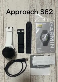【交換度未使用品】GARMIN APPROACH S62 ホワイト