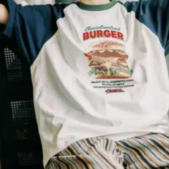 新品　ニコアンド 半袖Tシャツ Tシャツ　ハイカロリー　ハンバーガー　ポテト