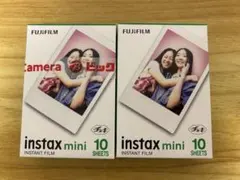 FUJIFILM instax mini インスタントフィルム 10枚入×2