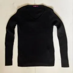 セーター ニット 黒 レディース